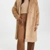 Wholesale ???? Vince Faux Sherling ???? Coat Sand Shell ????